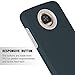 SENON Moto Z2 Play Case, Slim-fit Shockproof Anti-Scratch Anti-Fingerprint Protective Case Cover for Motorola Moto Z2 Play Dark Blue