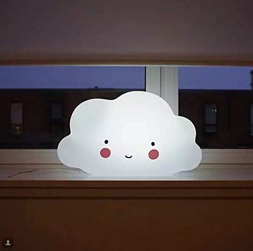 Cloud Face Night Light Childrens Bedroom Nursery Lamp Bed Light Children's Gift