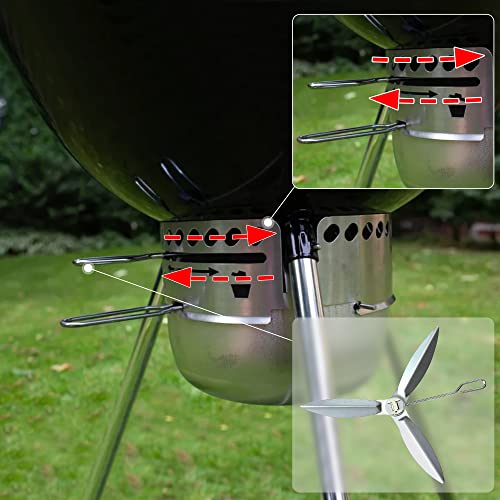 Yilador EZ Cleaning System Kit for Grills (22.5 Inch), Premium One