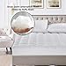 Freelife Queen Size Mattress Pad Cover Mattress Topper Cotton Top Pillow Top Ultra Soft Overfilled with Deep Pocket