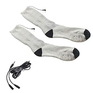 Verwarmde sokken voor mannen/vrouwen, oplaadbare elektrische verwarmde sokken, ademende comfortabele verwarmingssokken…