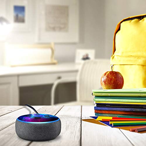Galaxy Space Gasses - Vinyl Decal Skin Compatible with Amazon Echo Dot 3rd Generation Alexa - Decorations for Your Smart Home Speakers, Great Accessories Gift for mom, dad, Birthday, Kids