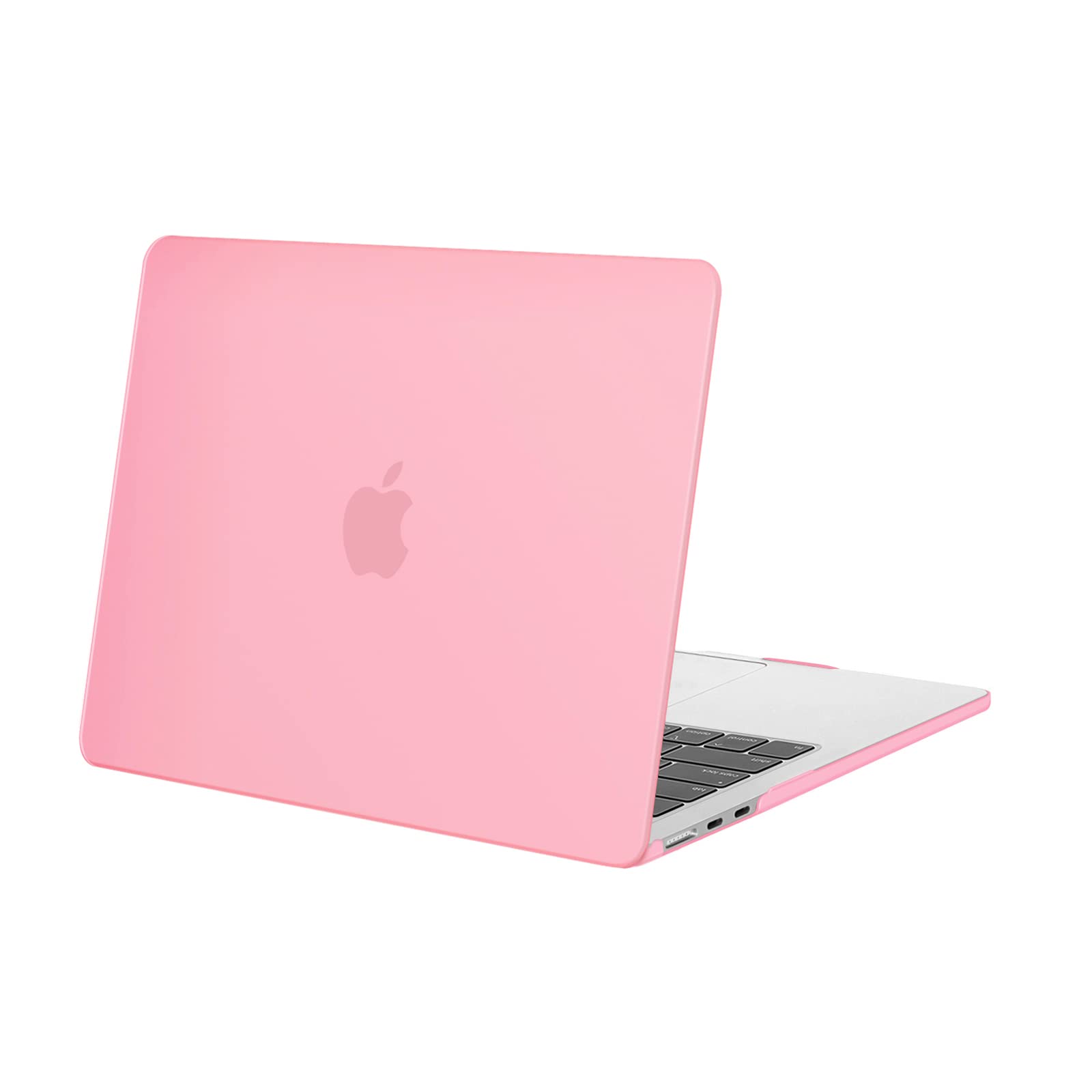 MOSISO Compatible with MacBook Air 13 inch Case M5 M4 M3 M2 A3449 A3240 A3113 A2681, Protective Hard Shell Cover for MacBook Air 13.6-inch Liquid Retina Display 2026-2022 Release, Pink