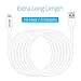[2-Pack] Extra Long Apple MFi Certified Lightning Cables - Skiva USBLink (10 ft / 3m) Sync and Charge 8-pin Cable for iPhone 11 Pro Max, X Xs Max Xr, iPad Pro Air Mini, iPod Touch Nano [Model:CB112]
