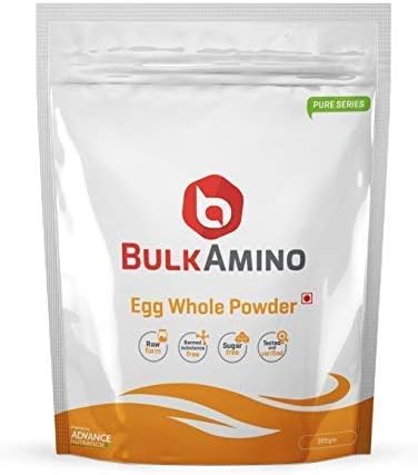Bulkamino Egg Whole Protein Powder - 300 g (Unflavoured)
