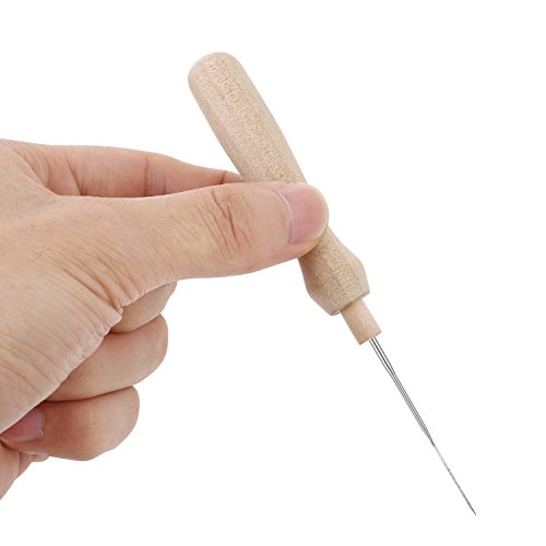 Hongfei Needle Felting 7set Kits Soledi Needle Felting Starter Kits Wool Felt Tools Mat with Scissor, Needle Craft, Storage Plastic Box