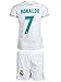 Real Madrid #7 Ronaldo 2017 2018 Home White Kids Jersey (XL)