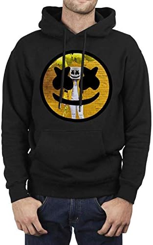 Vinforest Man Happier-Marshmello-and-Bastille- Fleece Wool Warm Hoodie Sweatshirt Pullover Hoodie Sweater