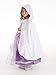 Little Adventures Traditional Hooded Princess Cloaks (White, L/XL Age 5-9)