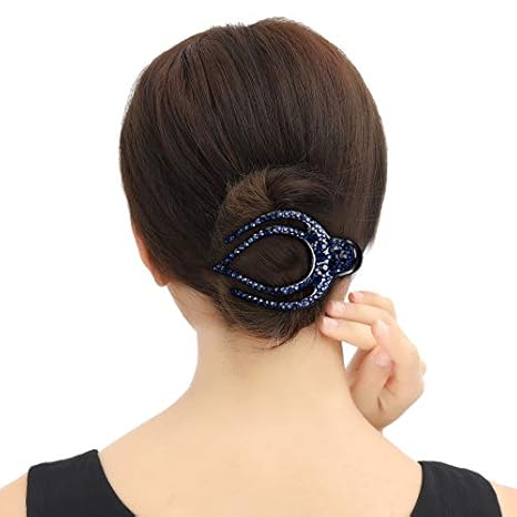 Buy Mandi Home White Blue Large French Rhinestones Duck Hair