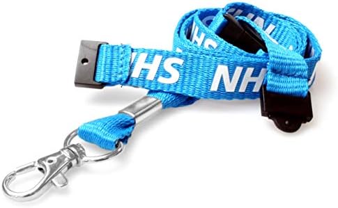 PCL Media ltd® NHS Double Breakaway Lanyard with Metal Trigger Clip