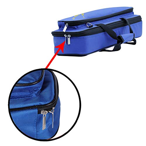 YueYueZou Flute Case Cover, Waterproof Flute bag 3 Color (Blue) - Thumbnail 3