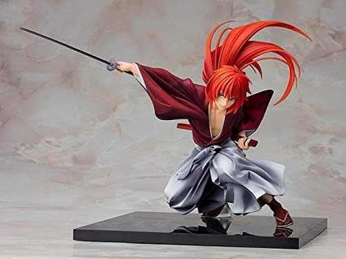 19cm Rurouni Kenshin Himura Kenshin Action Figure PVC Action Figure Pop Model Gift 19cm