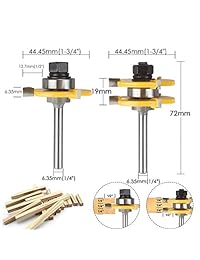 Juego de puntas de enrutador.