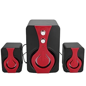 VBESTLIFE luidspreker voor computer USB luidspreker audio luidspreker met uitgebalanceerd geluid subwoofer luidsprekers…