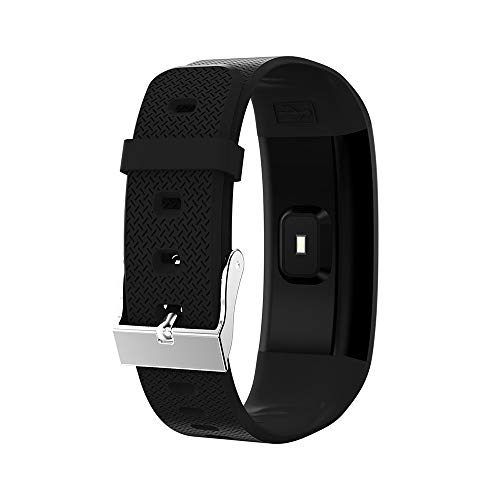 Lisin Smartwacth QW18 Smart Watch Sports Fitness Activity Heart Rate Tracker Blood Pressure Watch (Black)