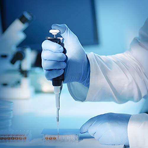 Wostar Nitrile Disposable Exam Gloves Medium Powder & Latex Free 4mil