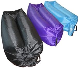 Air Lounger Inflatable Lounger Inflatable Couch Hammock with Carrying Bag, Securing Stake, and Adjustable Size Perfect for Festivals, Camping, Hiking, Travel, Parties, Beaches, and Pools