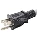 AC WORKS [EV515620-012] 1FT 12/3 EVSE Upgrade EV Charging Adapter 15A Household Plug to NEMA 6-20R Connector