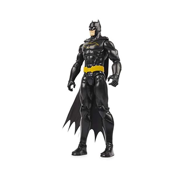 BATMAN 12-inch Action Figure (Black Suit), for Kids Aged 3 and up