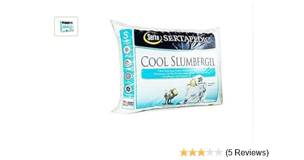 Amazon Com Serta Set Of 2 Cool Slumber Gel Pillows Standard Queen