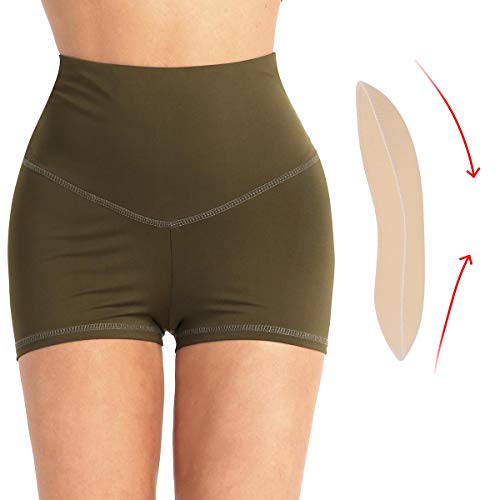 Agoky 1 Pair Fake Butt Pads Enhancing Removable Foam Butt Lifter Pads Contour Hip Sponge Pads for Panties Nude Type A1 Small