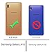 Osophter Compatible with Samsung Galaxy A10 Case, for Galaxy A10 Case FlowerFloral for Girls Women Shock-Absorption Flexible TPU Rubber Soft Silicone for Galaxy A10 (Purple Flower)