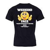 Suck My Tee - Personalized-Custom Smiley Emoji Weekend Face T Shirt, Black, Sizes Small, Medium, Large and XL