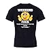 Personalized-Custom Smiley Emoji Weekend Face T Shirt, Black, Sizes Small, Medium, Large and XL