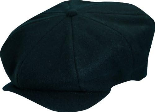 Stacy Adams Men Melton Wool Newsboy Cap