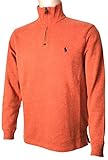 Polo Ralph Lauren Mens Half Zip French Rib Cotton