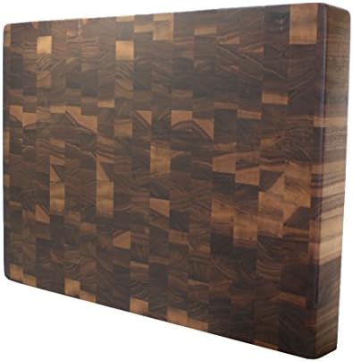 Kobi Blocks Walnut End Grain Butcher Block Wood Cutting Board 20" x 30" x 1.5"