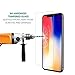Foxnovo iPhone X Screen Protector, HD Tempered Glass Screen Protector with Easy Installation Tool for Apple iPhone X/iPhone 10, Ultra Clear Anti-Scratch(3-Pack)