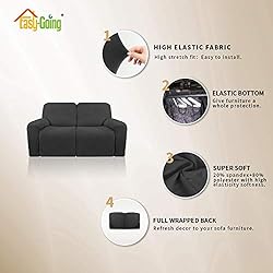 Easy-Going 6 Pieces Microfiber Stretch Sectional