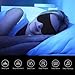 Sleepace Sleep Headphones Comfortable Washable Eye Mask w' Built-in Light & Thin Earphone for Sleep Sideways, Perfect for Air Travel, Relaxation, Meditation, Insomnia-Black S(20.87”~21.65”)