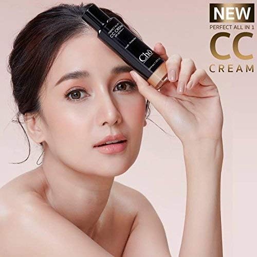 THE ULTIMATE PERFECT ALL IN 1 CHO CC CREAM SPF50 PA++ #CC01 FOR WHITE PINK SKIN MULTI SUNSCREEN PROTECTION 35ML.[GET FREE TOMATO FACIAL MASK]