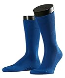 Falke Men's 1 Pair Sensitive London 98% Cotton Left & Right Shaped Sock with Gentle Grip 8.5-11 Men's Sapphire
