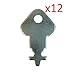 For Your Janitor Skeleton Key (K-3) Dispenser Key - 12 Pack of Keys - for Georgia Pacific Kimberly Clark SCA Tissue San Jamar VonDREHLE MERFIN and more
