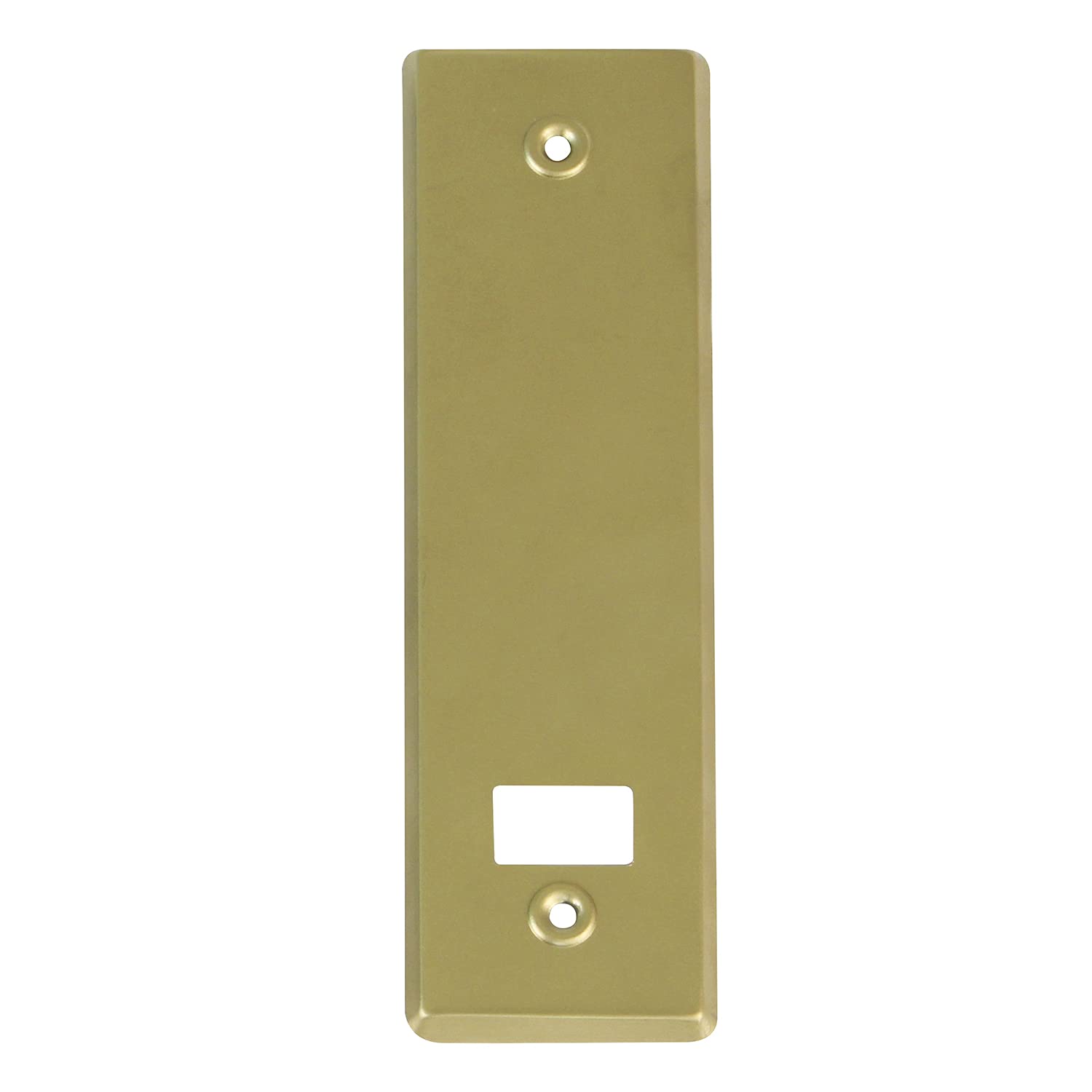 Amig - Aluminium Trim or Cover with Gold Finish for Blind Picker | Dimensions: 22 x 6.5 cm | Distance Between Screws 17 cm | Thickness 0.5 mm