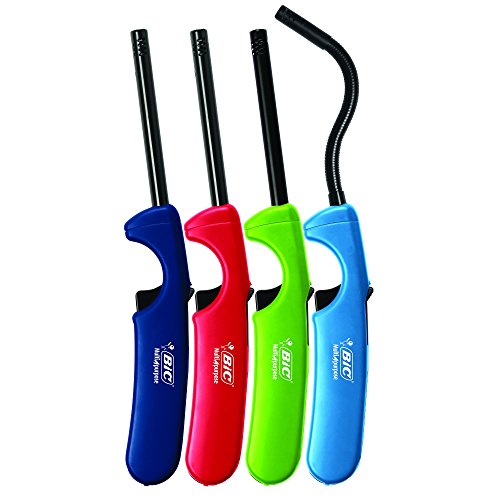 Bic Multipurpose Lighter, Classic & Flex Wand, 4 Pack Pricepulse