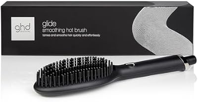 glide, Spazzola Lisciante per Capelli Professionale Anticrespo, Nero