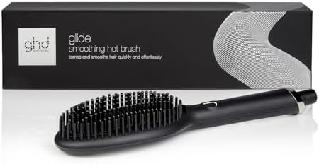 glide, Spazzola Lisciante per Capelli Professionale Anticrespo, Nero