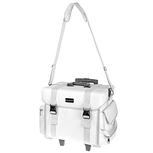 SHANY Makeup Artist Soft Rolling Trolley Cosmetic Case with Free Set of Mesh Bags - Frozen Yogurt