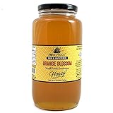 Honey Feast - Raw Orange Blossom Honey | from American floral sources | Unfiltered & Pure | Fresh from Florida Superfood | 3 Pounds