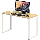 SHW Home Office 32-Inch Computer Desk, Oak