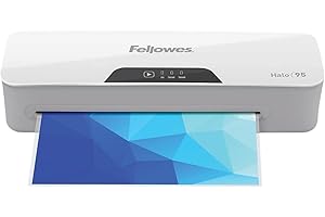 Fellowes 5753001 Halo 95 Laminator with Pouch Starter Kit