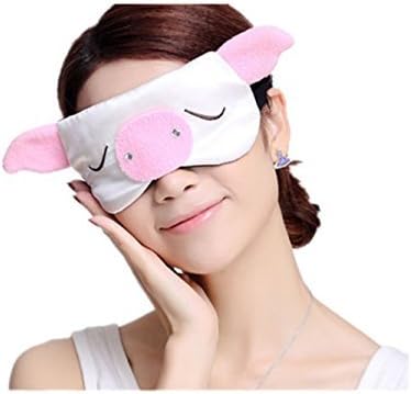 Comfortable Silk Sleeping Eye Mask with Adjustable Head Strap to Fit All Size Soft Eyeshade Sleep Mask for Air Travel Blocks the Light or Peaceful Night Rest