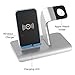 UPWADE Apple Watch Stand Qi Wireless Charging Pad Stand Universal Desktop Charging Stand 2 in 1 Charging Station for iPhone Xs Max/XR / XS/X / 8/8 Plus iWatch Series1 2 3 Nike+ iPad Multiple Devices