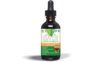 CRAVESTEVIA - All Natural Liquid Stevia Drops - Organic Stevia Sweetener - Sweetener Extracted from the Herb Stevia Rebaudiana | Gluten Free - Butter Rum Flavor - 30ml Bottle