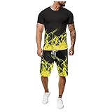 Men's Short Sleeve T-Shirt and Shorts Set 2021